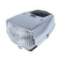 Headlight square Maxi-Citta Black / Chrome