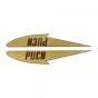 Tank transfer set Puch Gold/Brown
