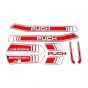 Stickerset Puch Magnum MKII Red/White