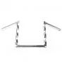 Handlebar Twisted High Chrome