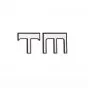 Frame sticker Kreidler TM Black/White