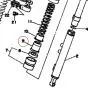 Fork leg protective sleeve Yamaha FS1