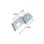 Mounting bracket Right Kreidler Chrome Fish