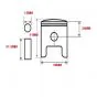 Piston 38.98MM (D) Barikit Zundapp L-Ring