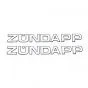 Stickerset Zundapp 2 pieces 270MM