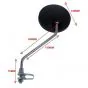 Mirror set Universal Round/Black