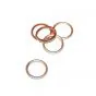 Copper ring filled 14X18X2MM Din 7603C