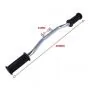 Footrest bar Zundapp 517 Chrome + Footpegs