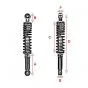 Shock absorbers Grey/Chrome IMCA 270MM