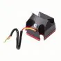 Taillight Maltese Cross Small Black