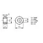 Grommet Black 10 X 19.5MM
