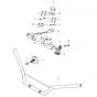 Handlebar / Fork plate Honda MT50