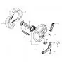 Front brake Honda MT50
