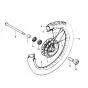 Front wheel Honda MT50