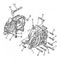 Crankcase Yamaha FS1 2RU