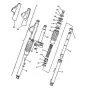 Front fork Yamaha FS1 2RU
