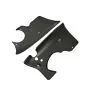 Engine Cover Set Kreidler SB Matte Black Open Flywheel Cover