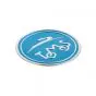 Sticker Tomos Logo Metal 50MM