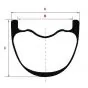 Rim Aluminum 1.60X17 With Edge