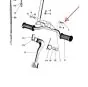 Hex bolt M6X16 Low head Kreidler Under bar