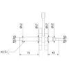 Crankshaft Sachs 3 Speed