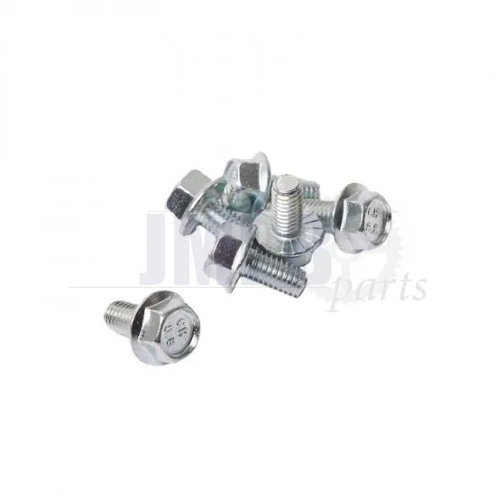 Flange bolt Galvanized Toothed M6X16 Din 6921