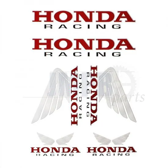Stickerset Honda Racing 6-Pieces