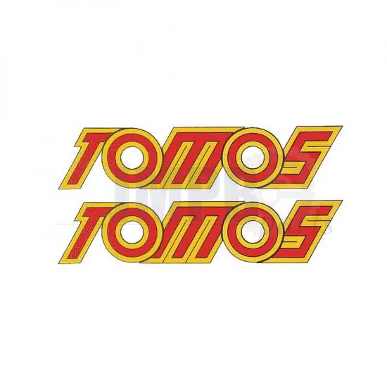 Stickerset Tank Tomos 4L Old Model