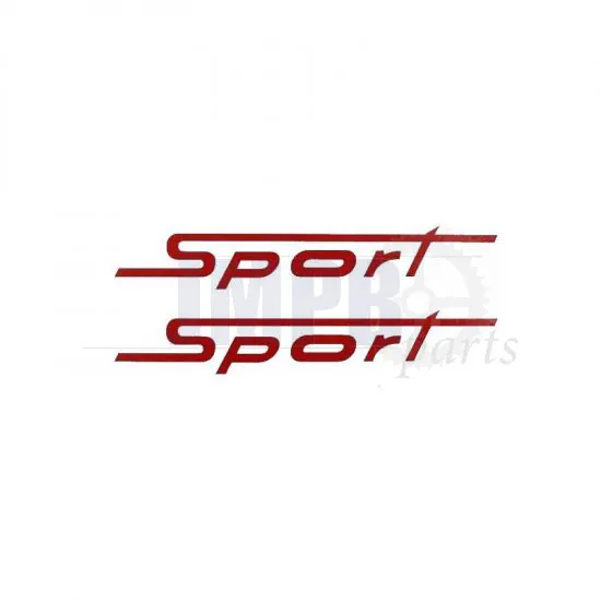 Stickerset Zundapp Sport Red