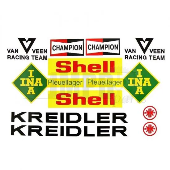 Stickerset Van Veen Racer Complete