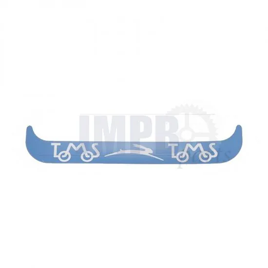 Sticker License plate holder Wide Tomos Blue