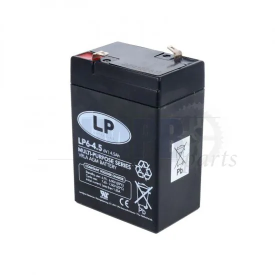 Battery Gel 6 Volt 4.5AH / 70X47X100