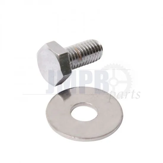 Bolt & Ring Chrome Upper plate Kreidler