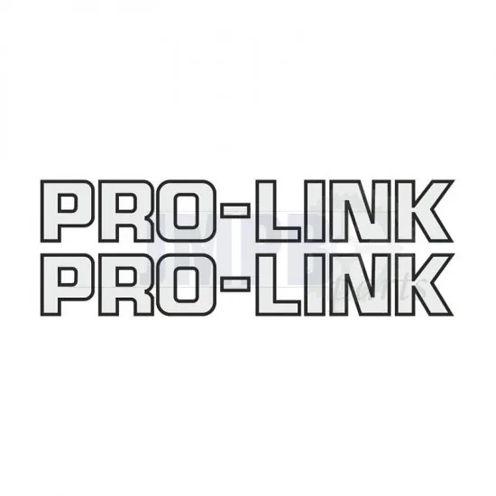 Stickerset Pro-Link White 29CM