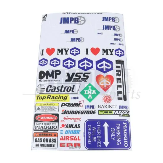 Stickerset JMPB Piaggio