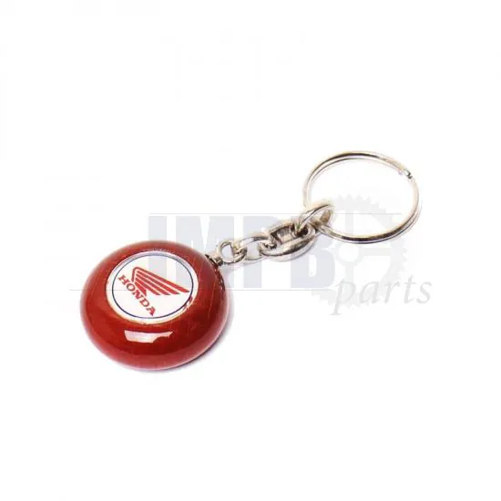 Keychain Honda Wood Round