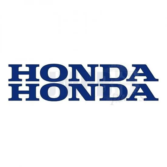 Stickerset Honda Word Blue 22CM