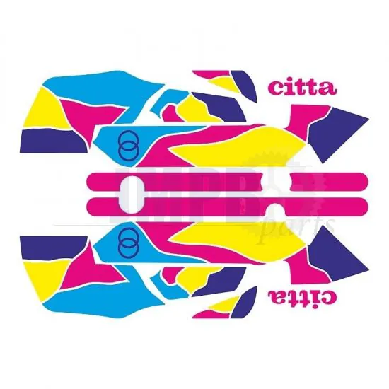 Stickerset Gilera Citta Funny Cerise