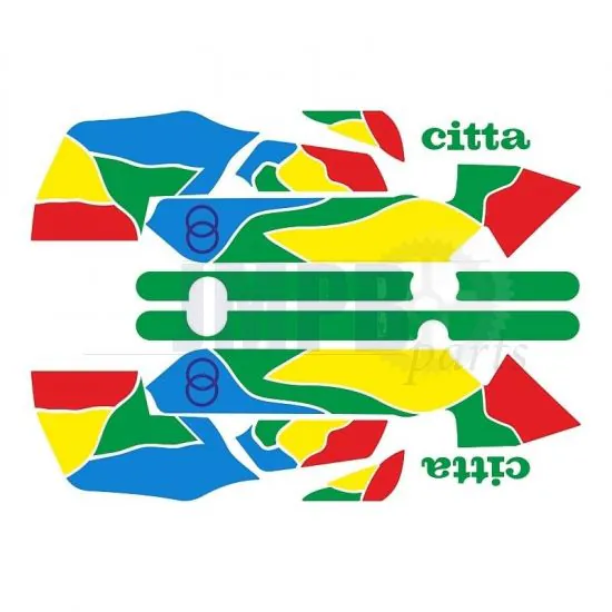 Stickerset Gilera Citta Funny Green