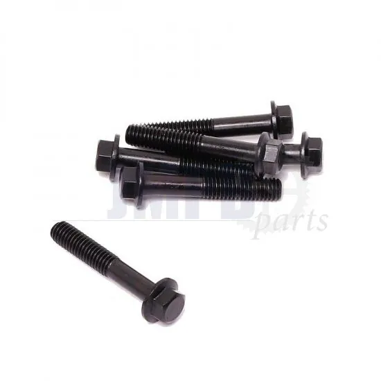 Flange bolt Black M6X35 Hex