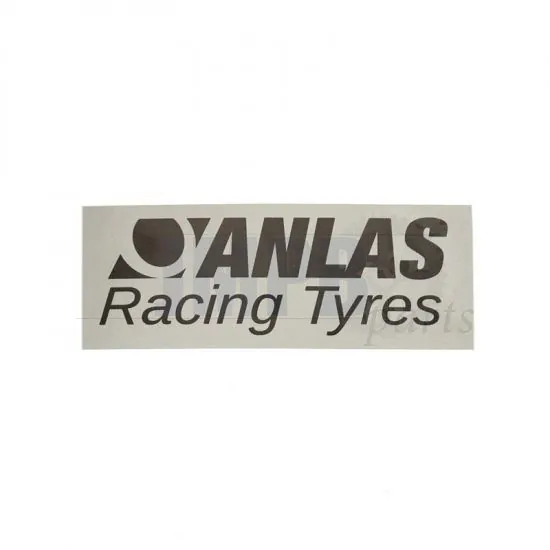 Sticker Anlas Racing Tyres Grey 100X38MM