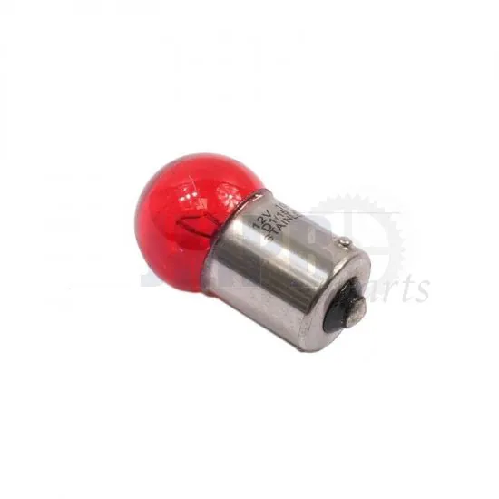 Bulb BA15 12 Volt 21 Watt Red