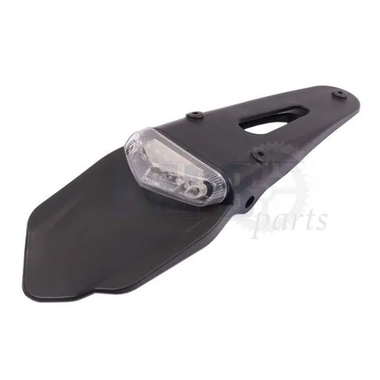 Rear Fender UNI DIY + White Glass