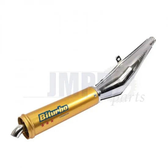 Exhaust Silencer 28MM Biturbo Universal