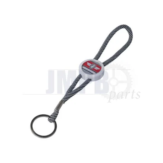 Keychain Zundapp Red/Grey Cord