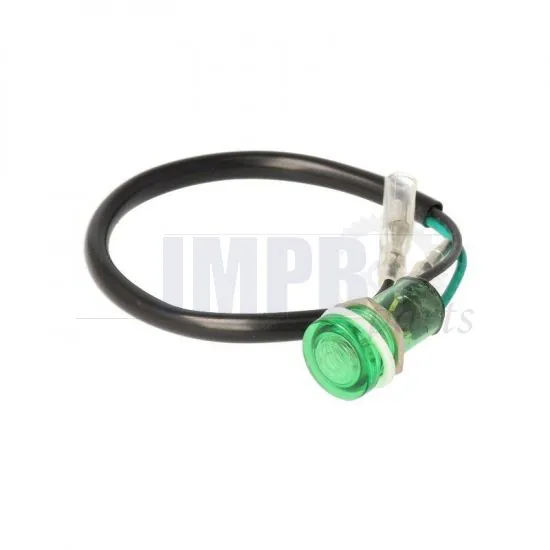 Indicator lamp Universal Green 18MM 12 Volt