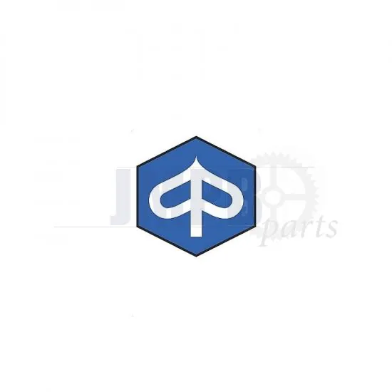 Sticker Piaggio Logo Hexagon 40MM
