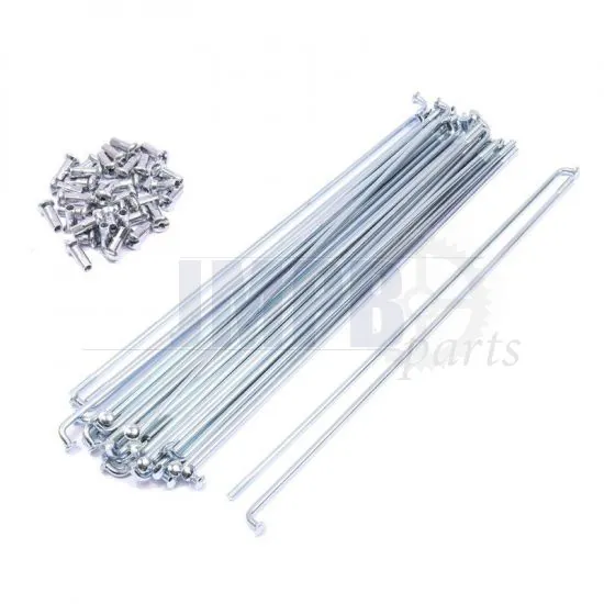 Spokes set Galvanized 2.9 X 240MM