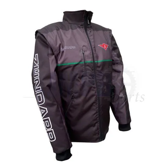 Teamjack Zundapp Black/Grey with Detachable Sleeves