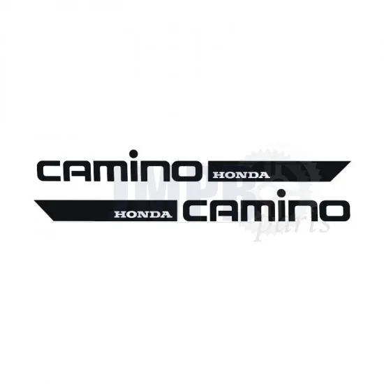 Stickerset Transfer Honda Camino Black